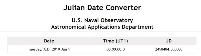 julian date converter